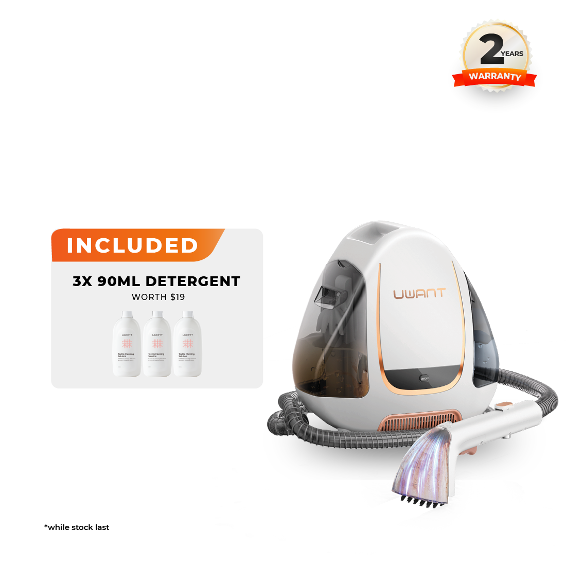 Uwant B100s Spot Fabric Carper Cleaner – UWANT Singapore