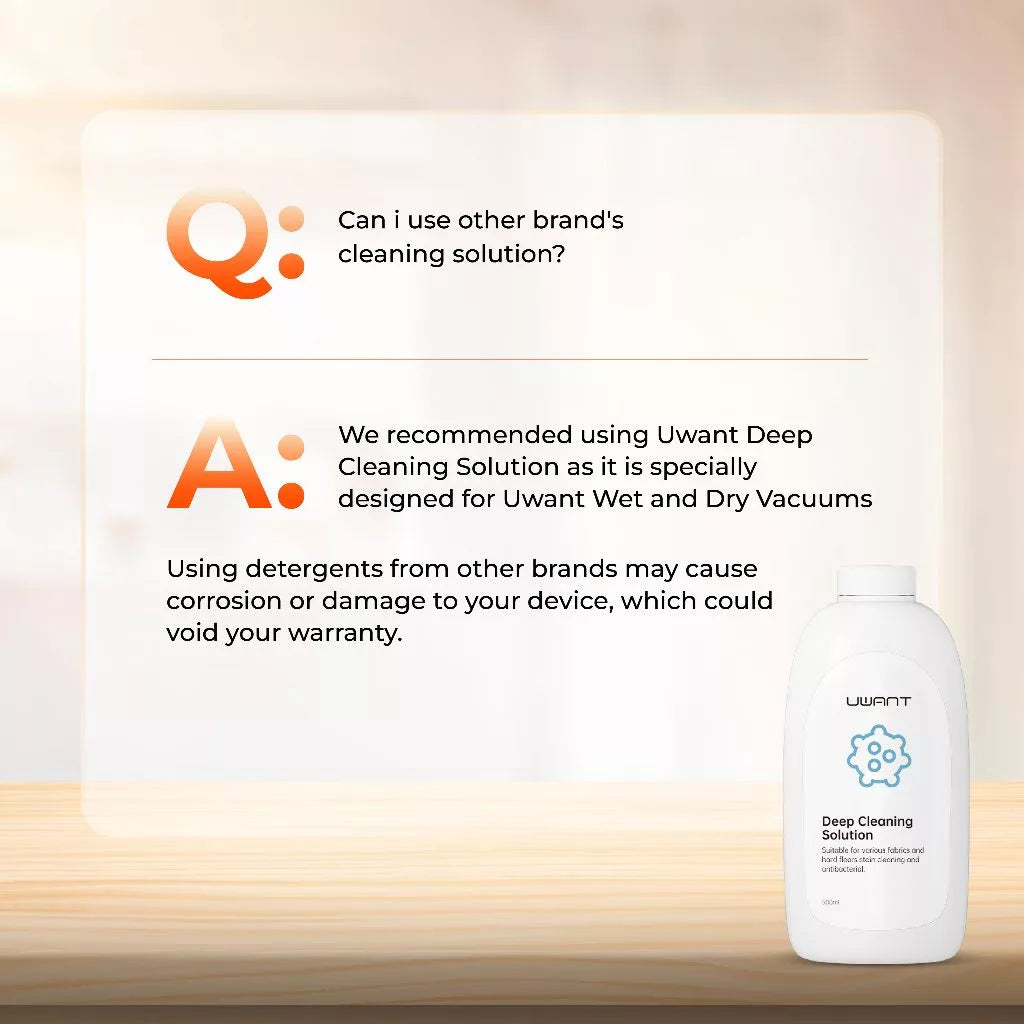 Uwant Floor Deep Cleaning Solution Detergent for Wet & Dry Vacuum - 500ML