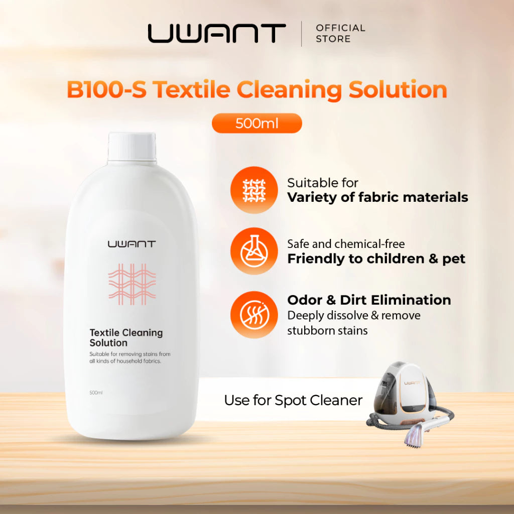 Uwant 3-In-1 Textile Cleaning Solution Detergent for Spot Cleaner - 500ML