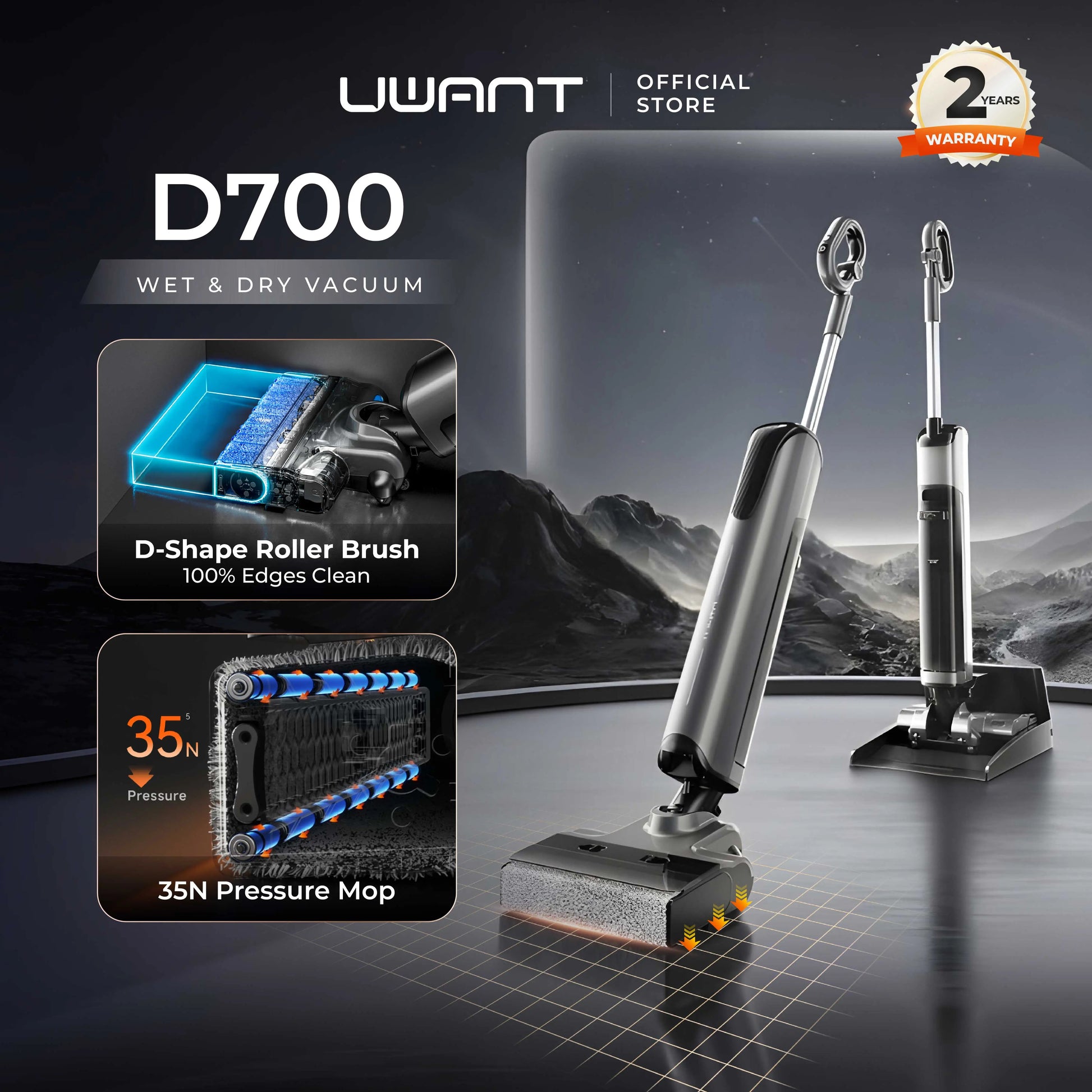 Uwant D700 / D700 Pro Wet and Dry Vacuum Uwant-SG