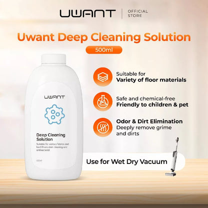 Uwant Floor Deep Cleaning Solution Detergent for Wet & Dry Vacuum - 500ML